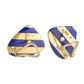 Angela Cummings 18k Yellow Gold Lapis Striped Earrings