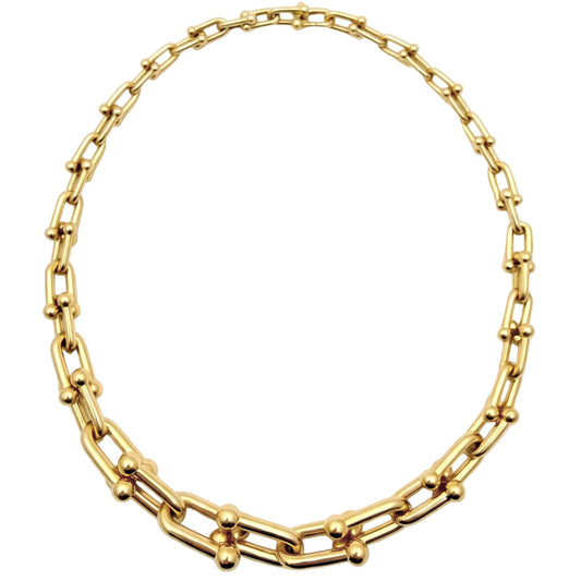 Tiffany & Co - 18k Yellow Gold HardWear Graduated Link Necklace