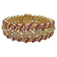Tiffany & Co - 1950s Ruby Diamond Nautical Rope Bracelet