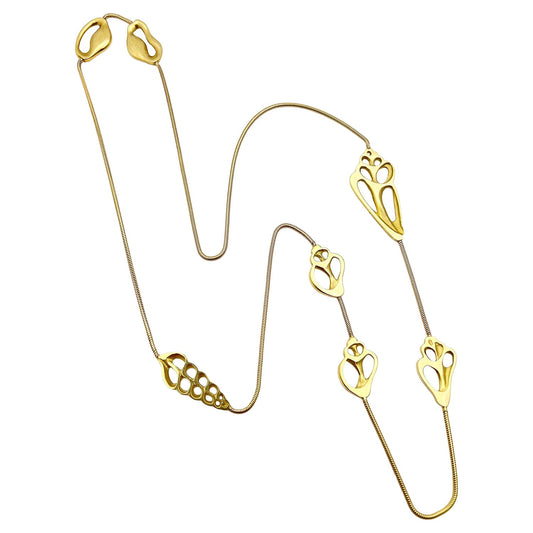 Tiffany & Co - Angela Cummings 18k Yellow Gold Shell Chain Necklace