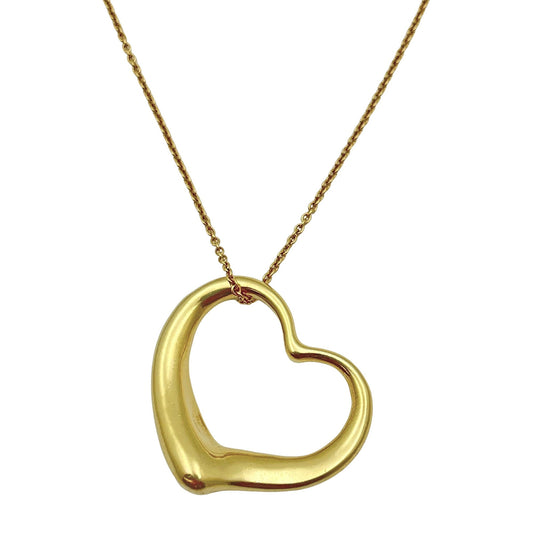 Tiffany & Co - Elsa Peretti 18k Yellow Gold Open Heart Pendant