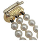 Tiffany & Co - Pearl 18k Gold Diamond Dogwood Flower Bracelet