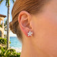 Tiffany & Co - Platinum Mixed Diamond Cluster Victoria Cluster Earrings