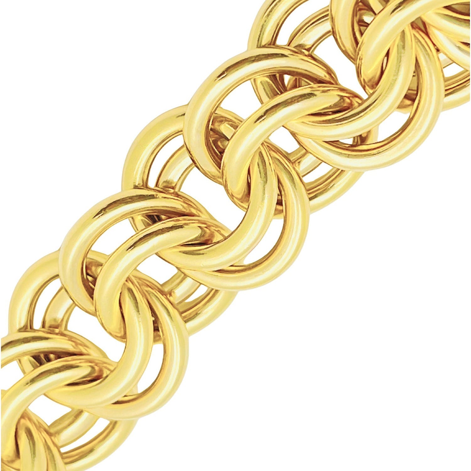 Tiffany & Co - Schlumberger 18k Yellow Gold Bull Swivel Link Bracelet