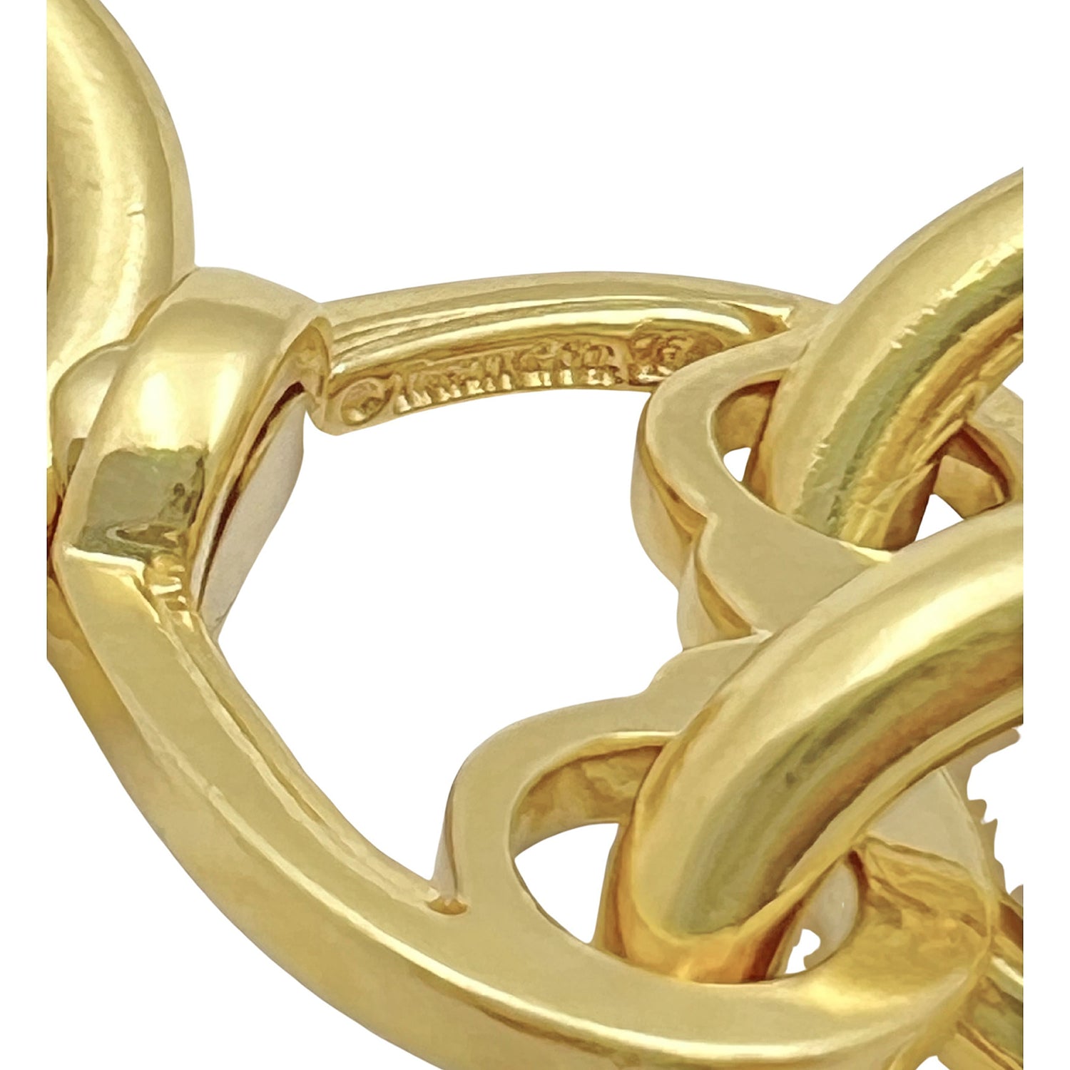 Tiffany & Co - Schlumberger 18k Yellow Gold Bull Swivel Link Bracelet