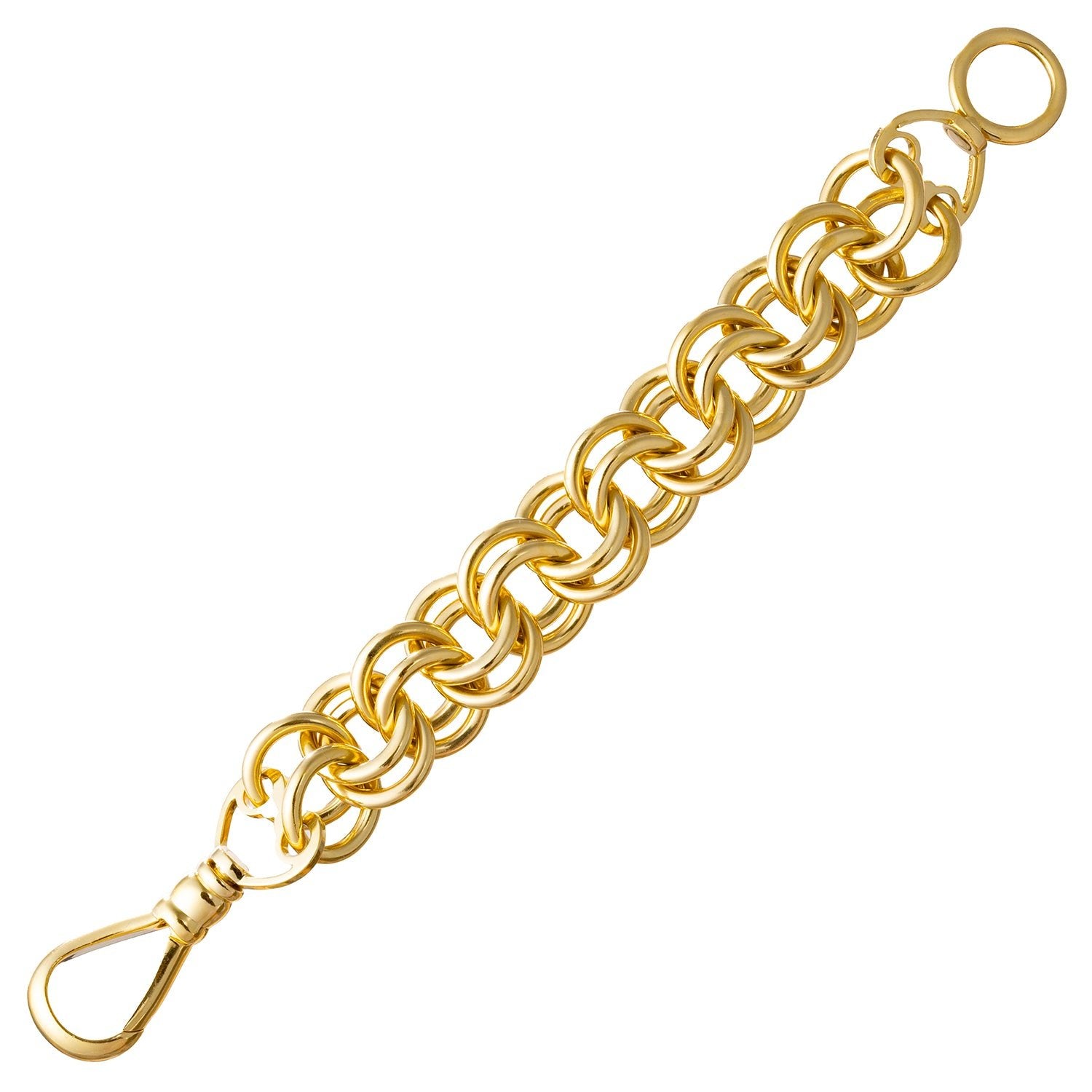 Tiffany & Co - Schlumberger 18k Yellow Gold Bull Swivel Link Bracelet