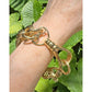 Tiffany & Co - Schlumberger 18k Yellow Gold Bull Swivel Link Bracelet