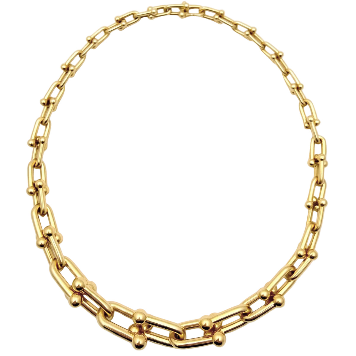 18k Yellow Gold HardWear Graduated Link Necklace