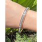 18K White Gold Baguette & Pavé Diamond Lock Bracelet