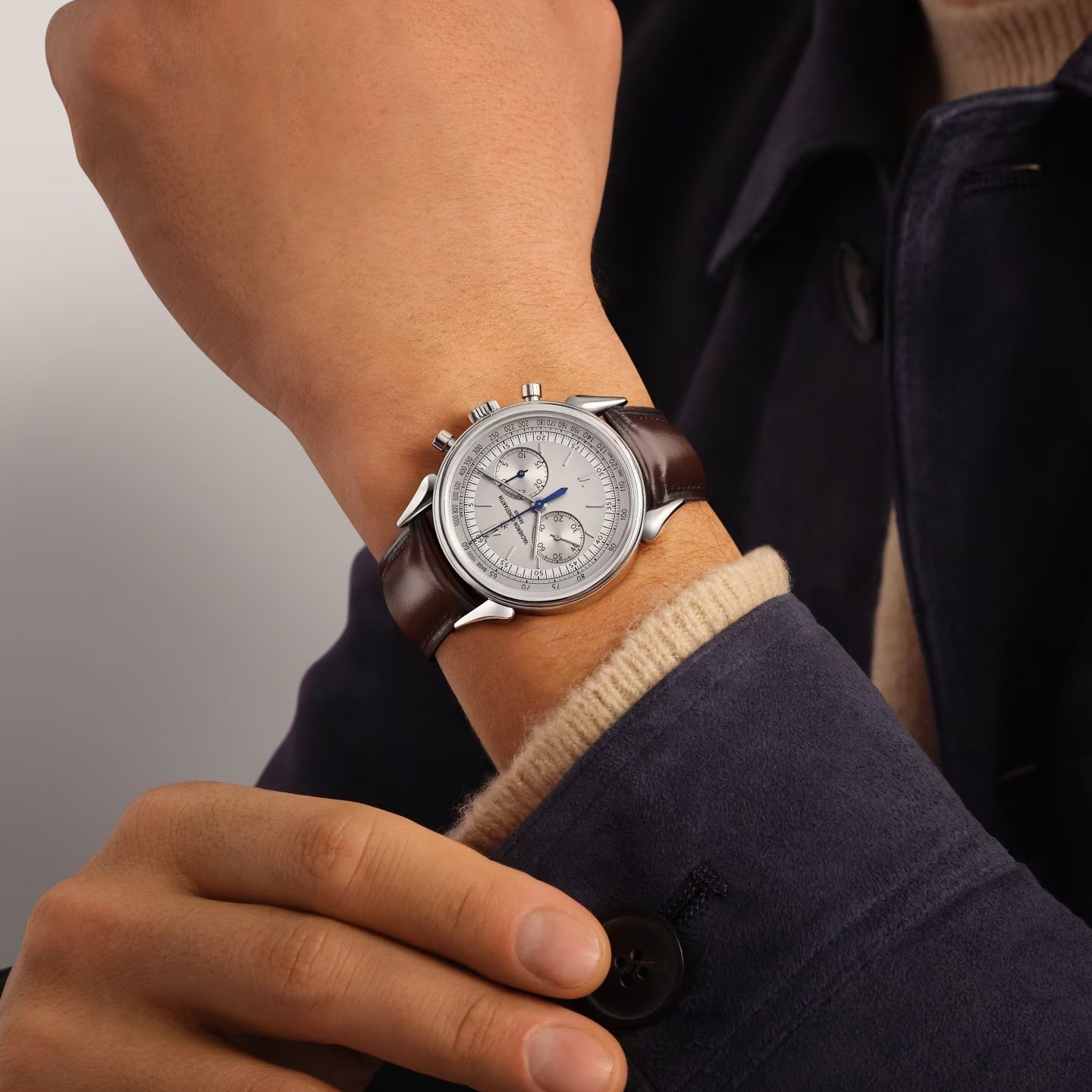 Vacheron Constantin - Cornes de Vache 1955 Steel Watch (5000H/000A - B582)