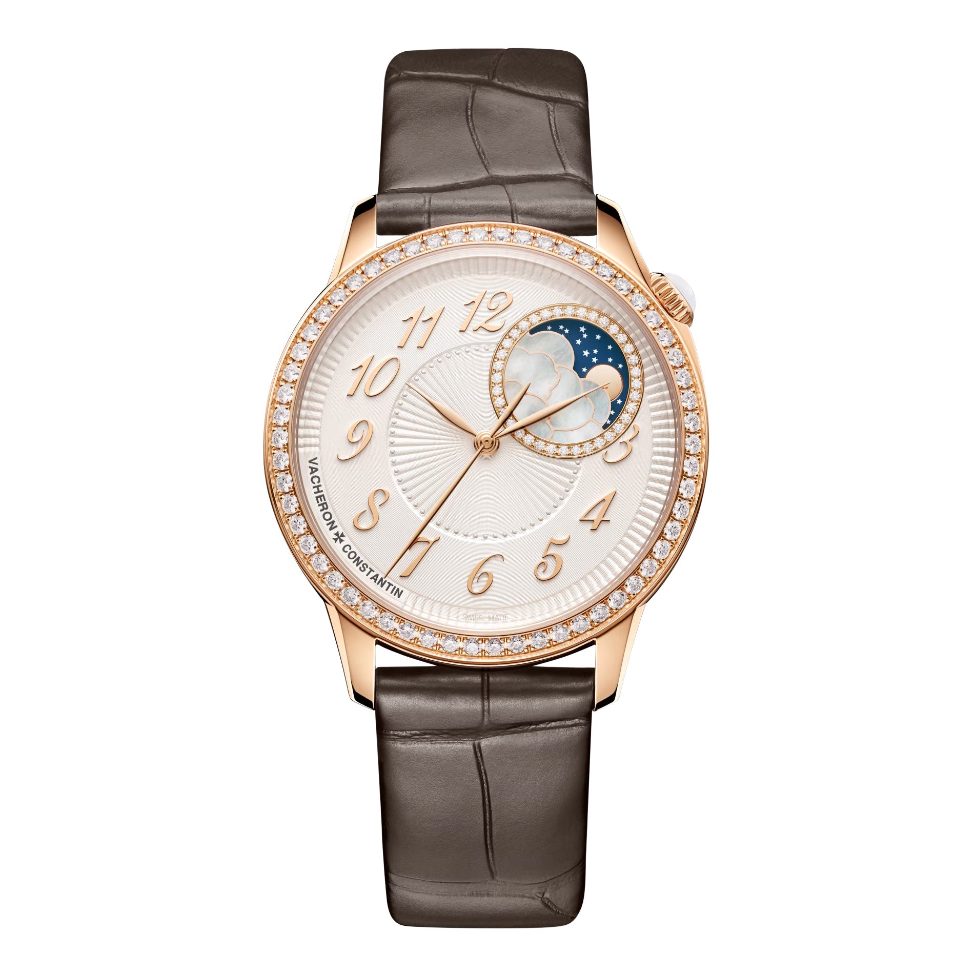Vacheron Constantin - Égérie Moon Phase 37mm Pink Gold (8005F/000R - B498)