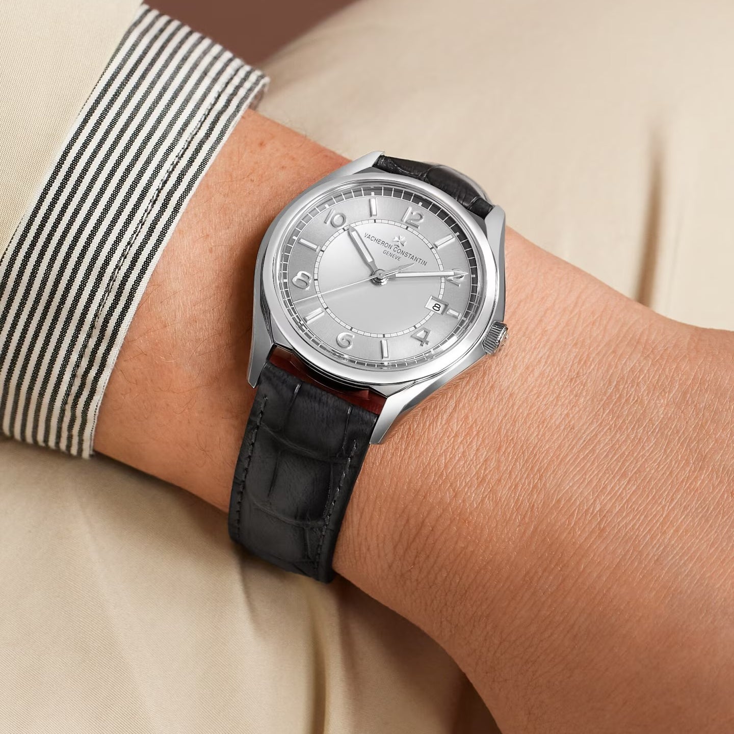 Fiftysix Self-Winding Silver Dial Steel (4600E/000A-B442)