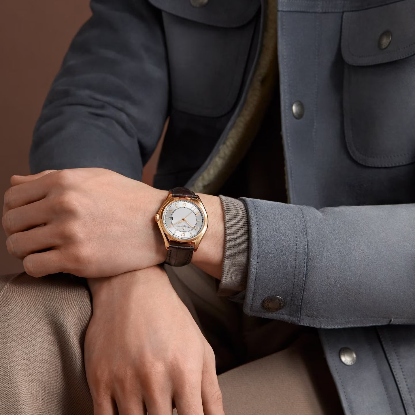 Vacheron Constantin - Fiftysix Self - Winding Pink Gold Silver Dial (4600E/000R - B441)