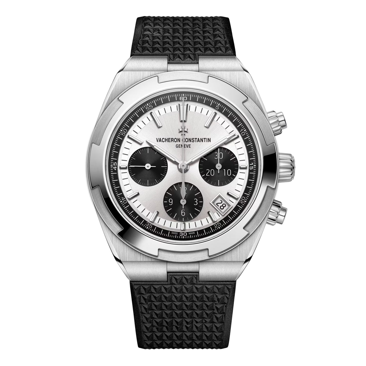 Overseas Chronograph Silver Dial Steel (5520V/210A-B686)