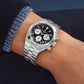 Vacheron Constantin - Overseas Chronograph Black Dial Steel Watch (5520V/210A - B481)