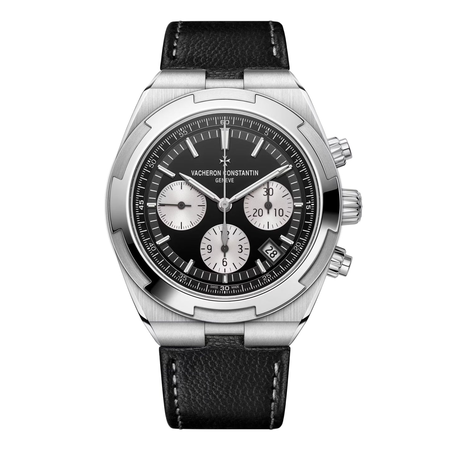 Vacheron Constantin - Overseas Chronograph Black Dial Steel Watch (5520V/210A - B481)