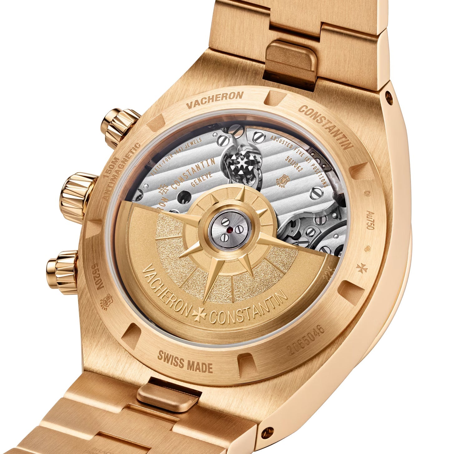 Vacheron Constantin - Overseas Chronograph Pink Gold Blue Dial (5520V/210R - B952)