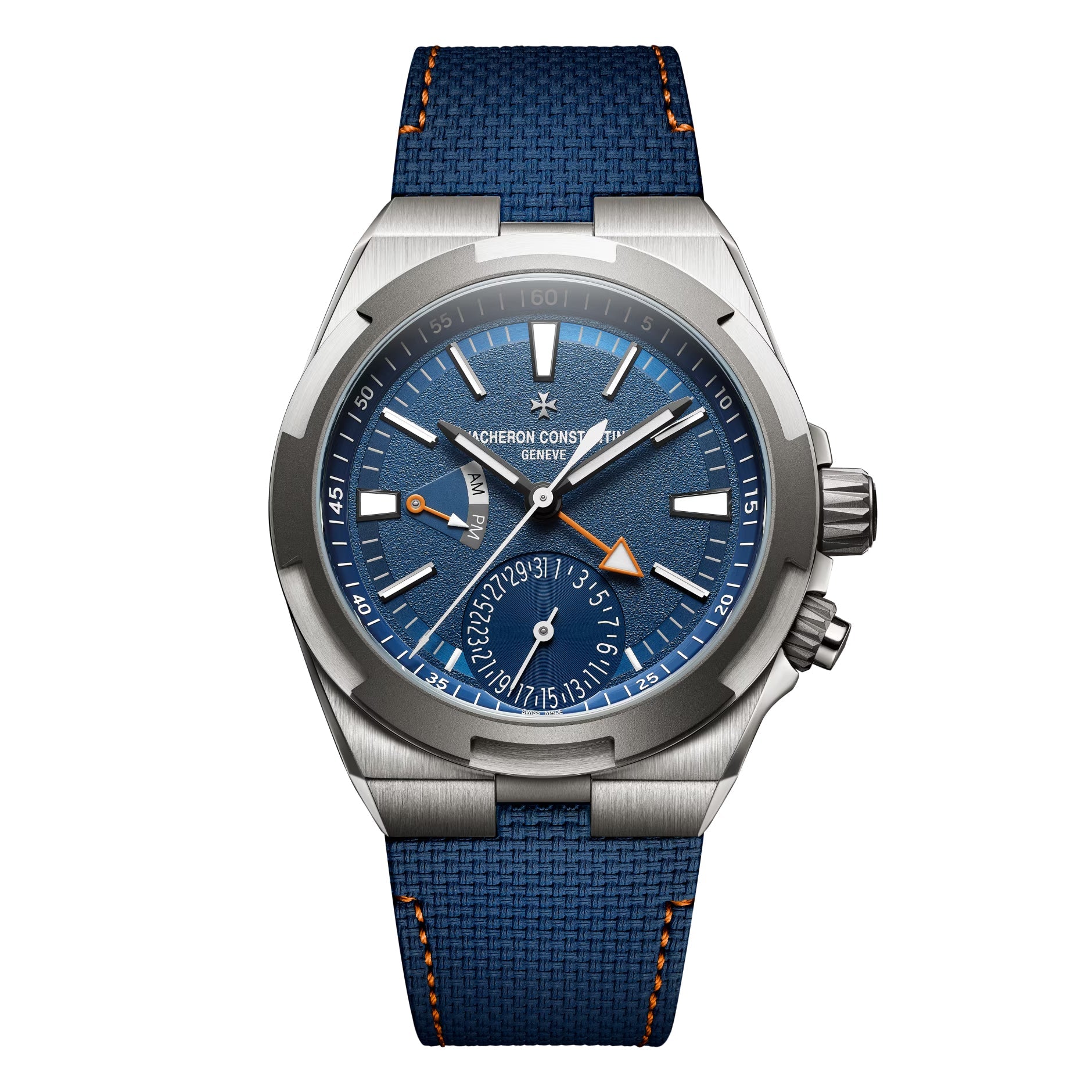 Vacheron Constantin - Overseas Dual Time Blue Dial Titanium (7930V/210T - H074)