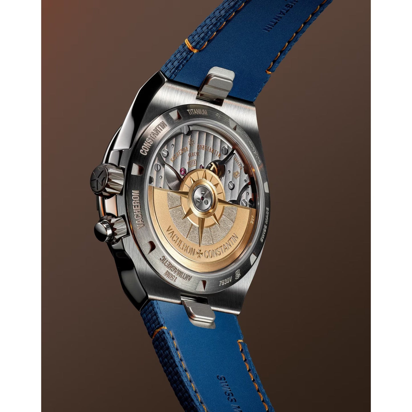 Vacheron Constantin - Overseas Dual Time Blue Dial Titanium (7930V/210T - H074)