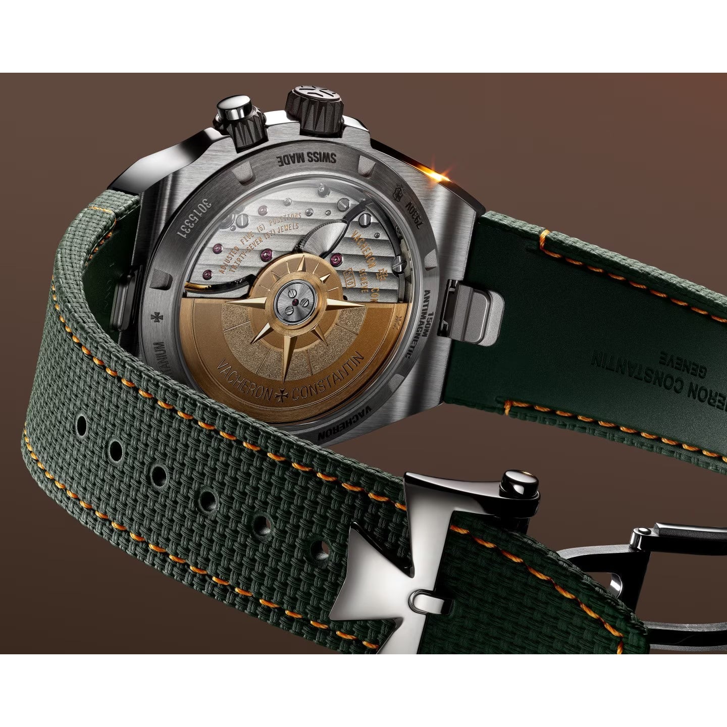 Vacheron Constantin - Overseas Dual Time Green Dial Titanium (7930V/210T - H075)