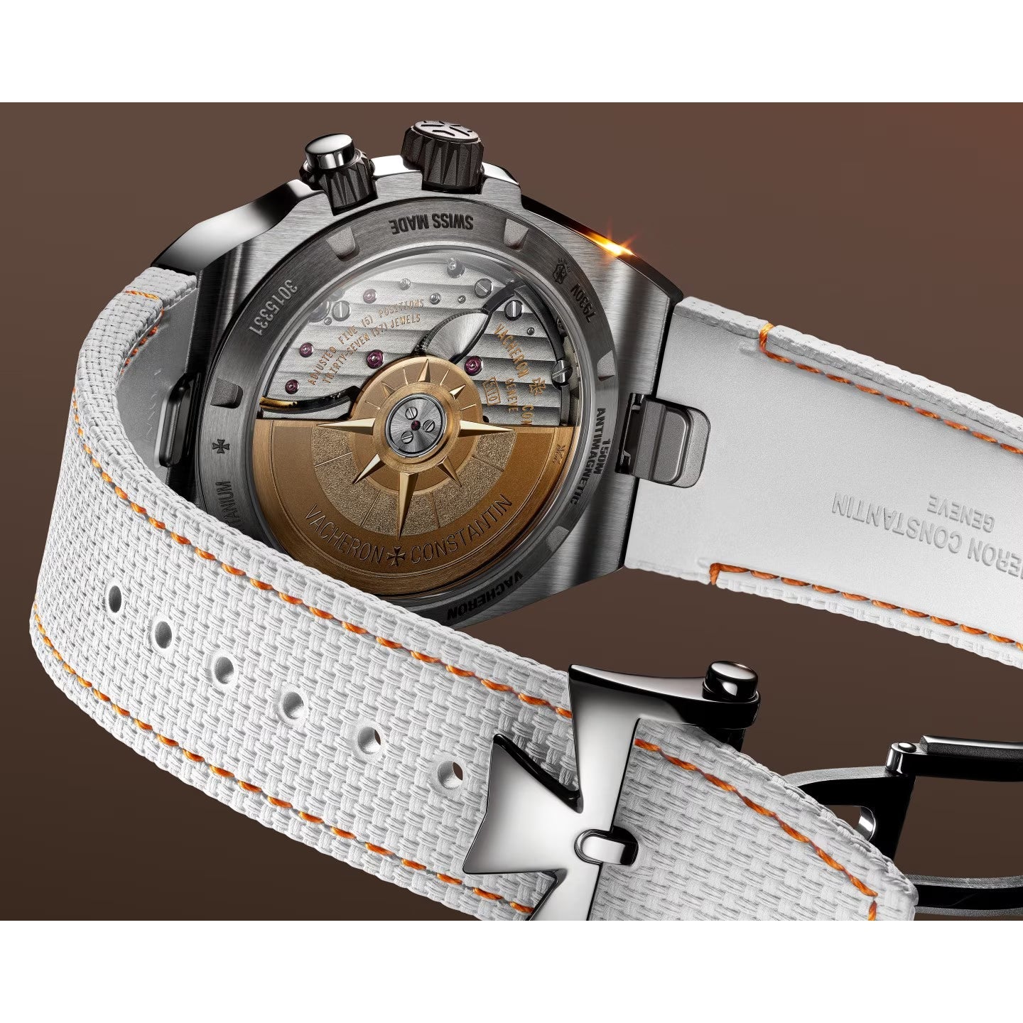 Vacheron Constantin - Overseas Dual Time White Dial Titanium (7930V/210T - H073)