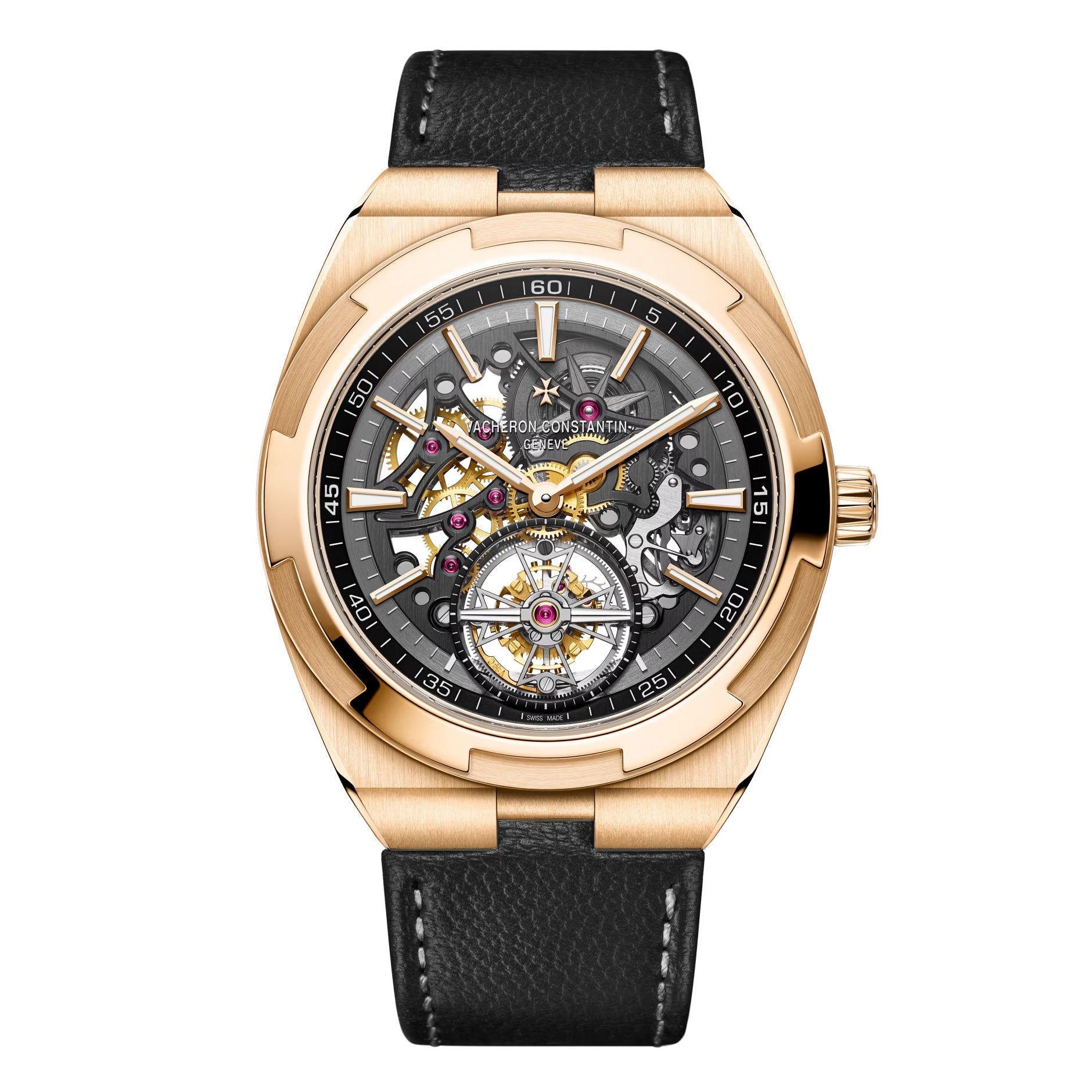 Vacheron Constantin - Overseas Tourbillon Skeleton Pink Gold (6000V/210R - B934)