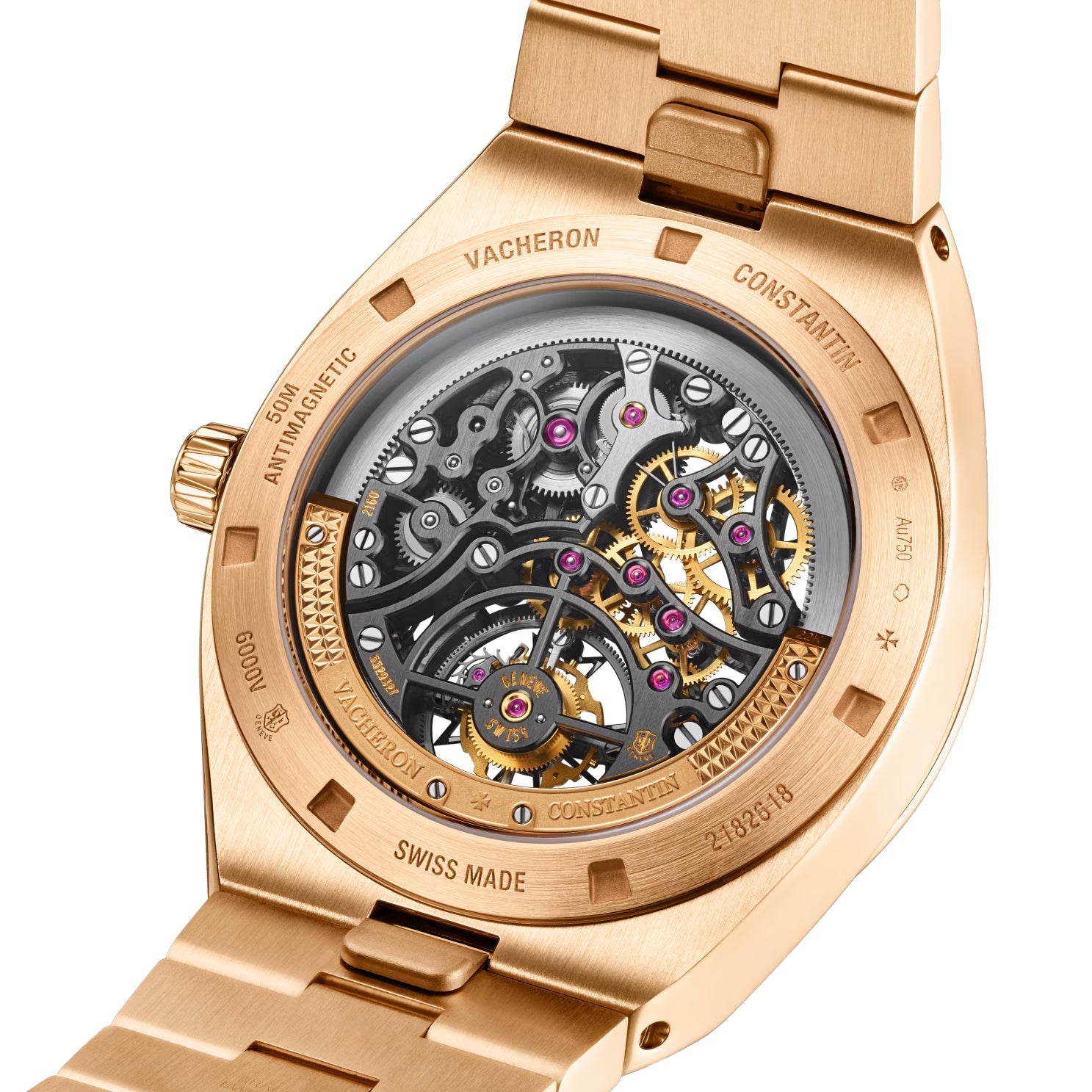 Vacheron Constantin - Overseas Tourbillon Skeleton Pink Gold (6000V/210R - B934)