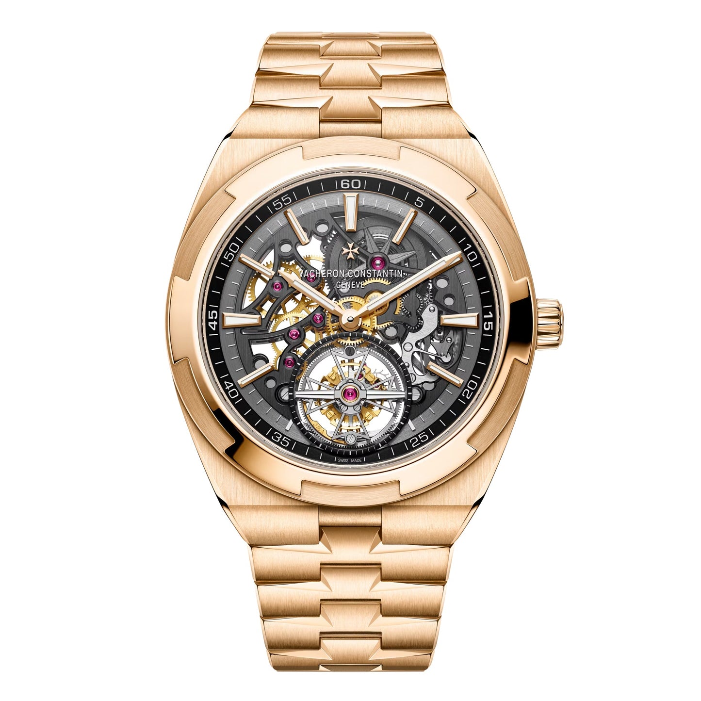 Vacheron Constantin - Overseas Tourbillon Skeleton Pink Gold (6000V/210R - B934)