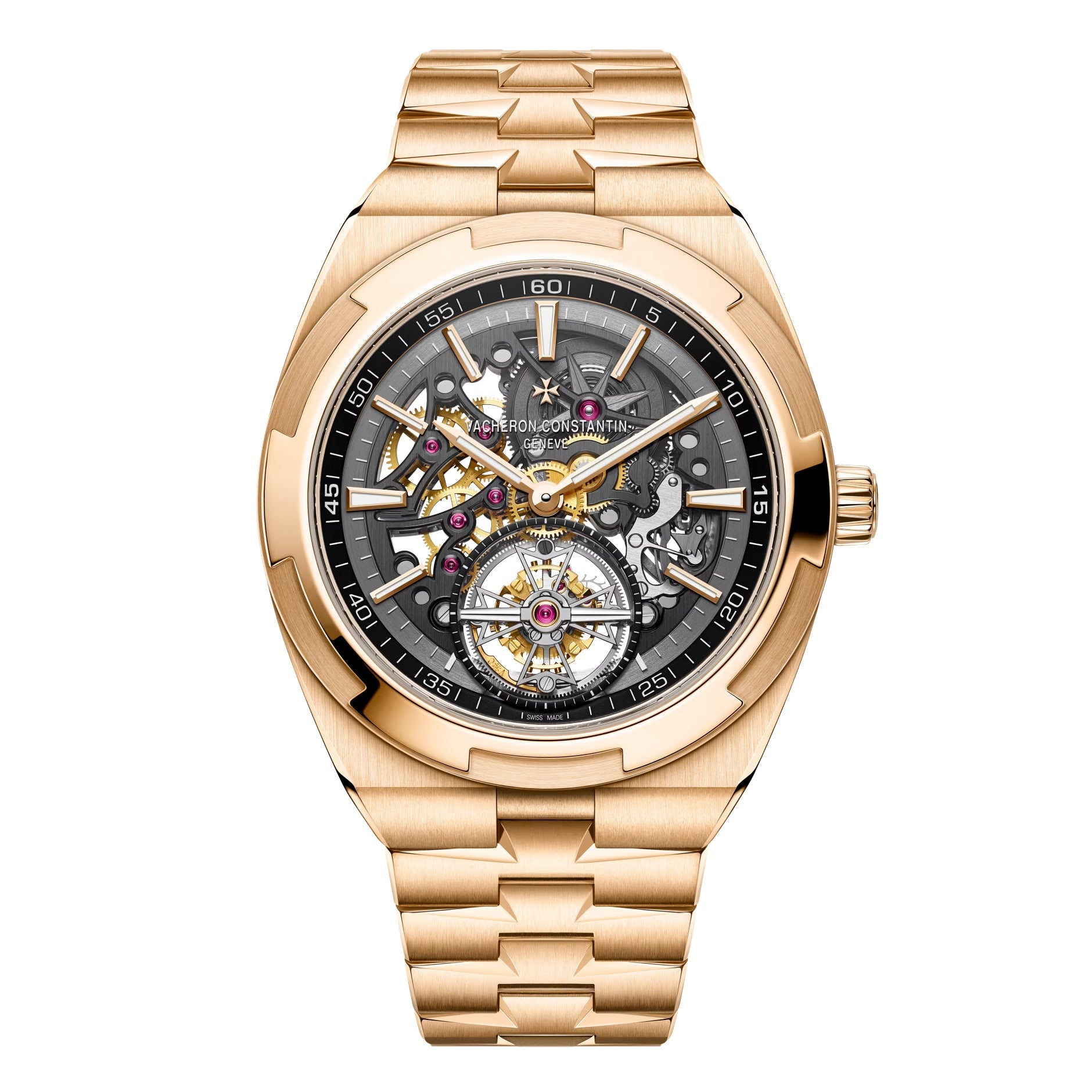 Vacheron Constantin - Overseas Tourbillon Skeleton Pink Gold (6000V/210R - B934)