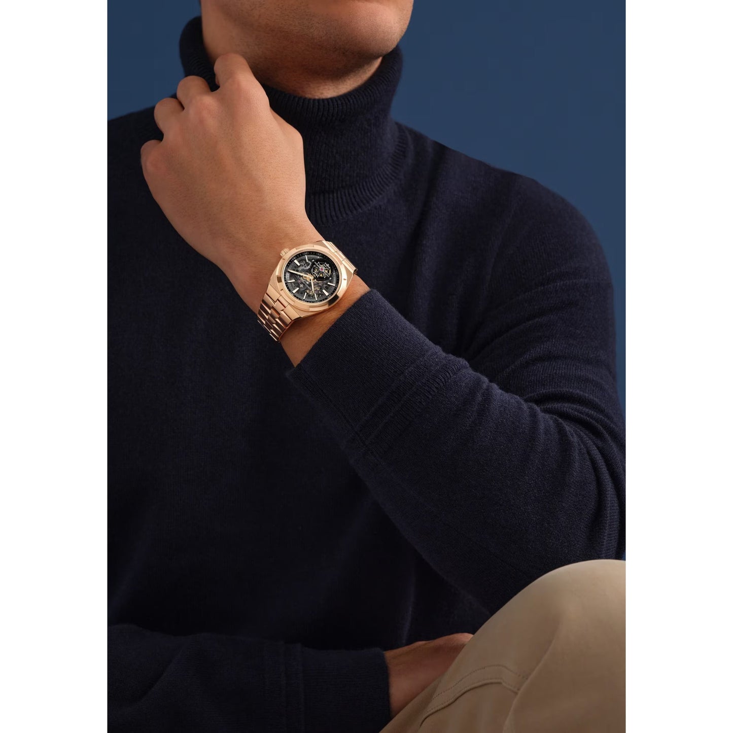 Vacheron Constantin - Overseas Tourbillon Skeleton Pink Gold (6000V/210R - B934)