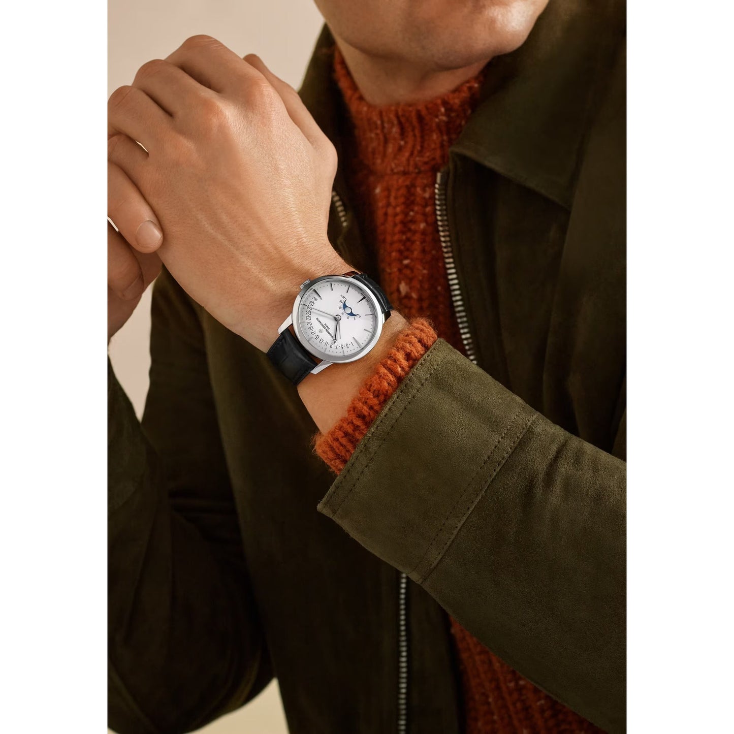 Vacheron Constantin - Patrimony Moon Phase Retrograde Date White Gold (4010U/000G - B330)