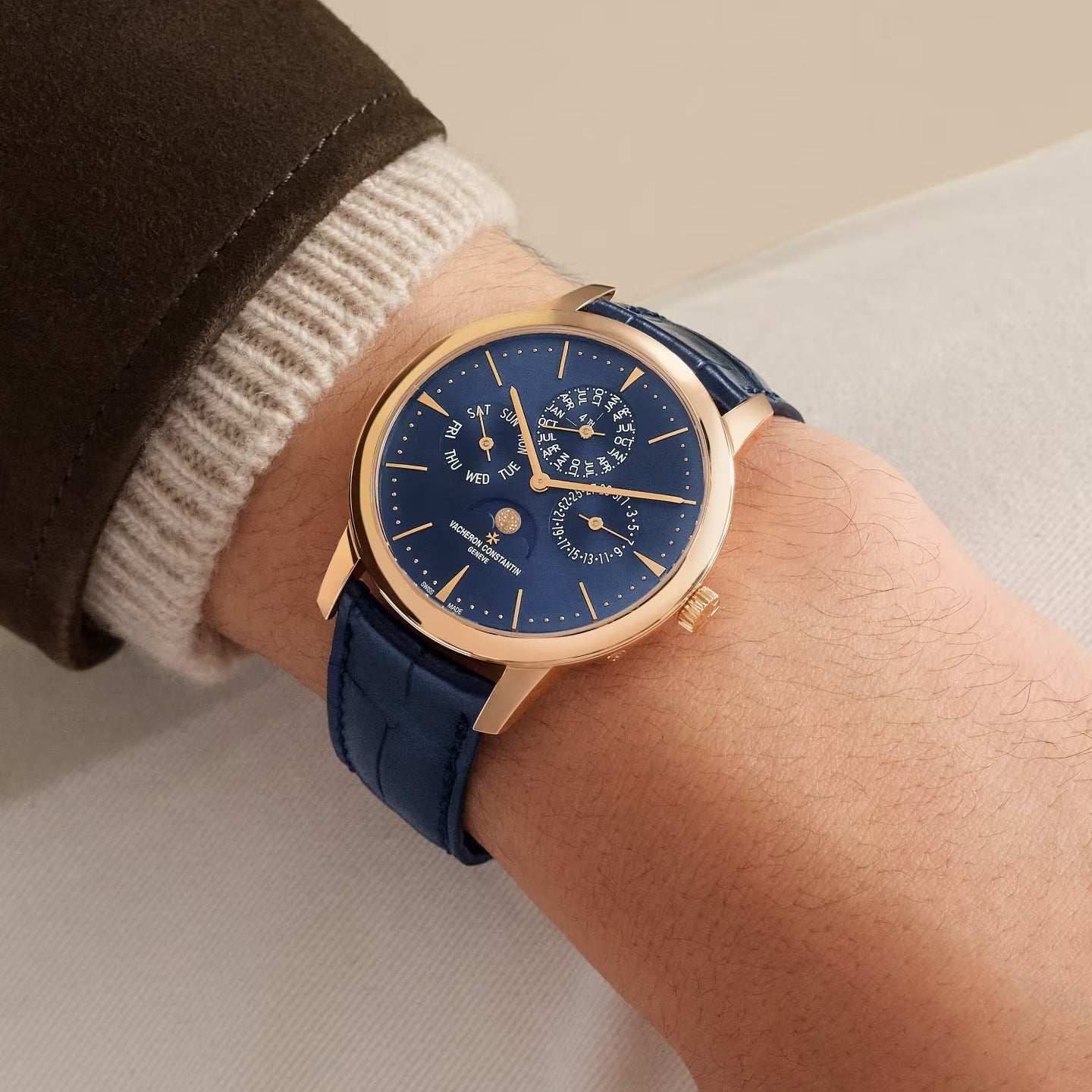 Vacheron Constantin - Patrimony Perpetual Calendar Ultra - Thin Blue Dial (43175/000R - B519)