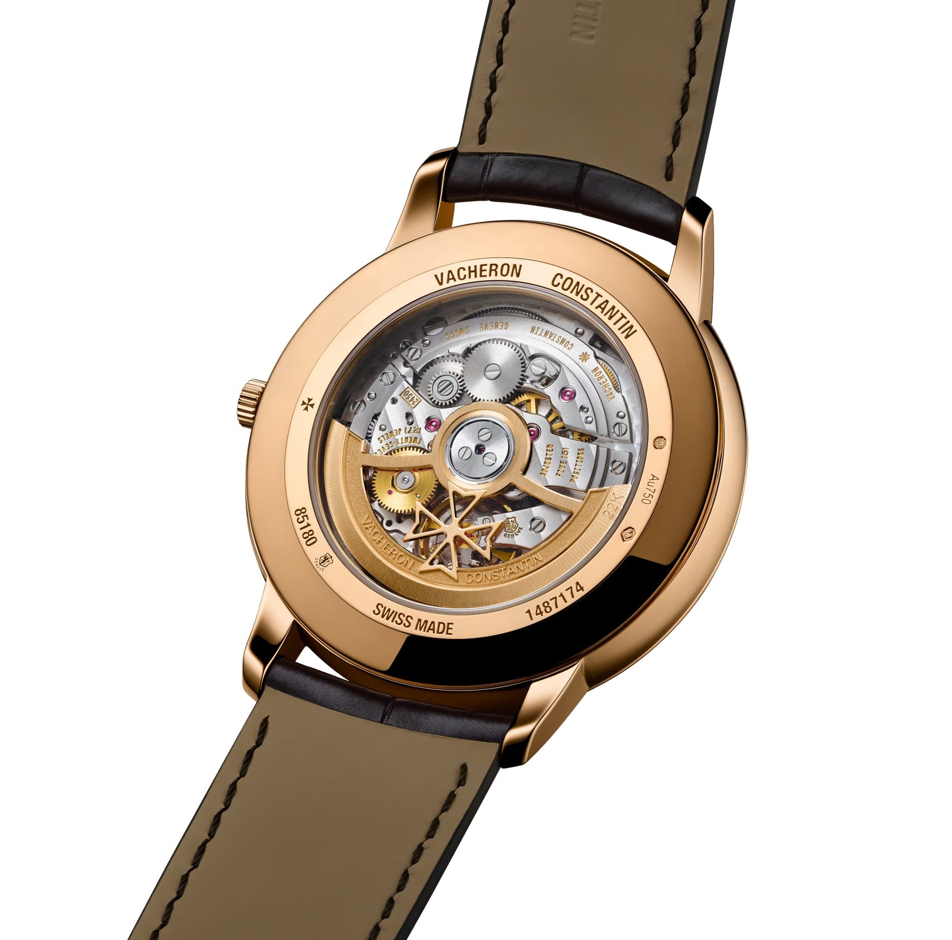 Vacheron Constantin - Patrimony Self - Winding 40mm Pink Gold Silver Dial (85180/000R - 9248)