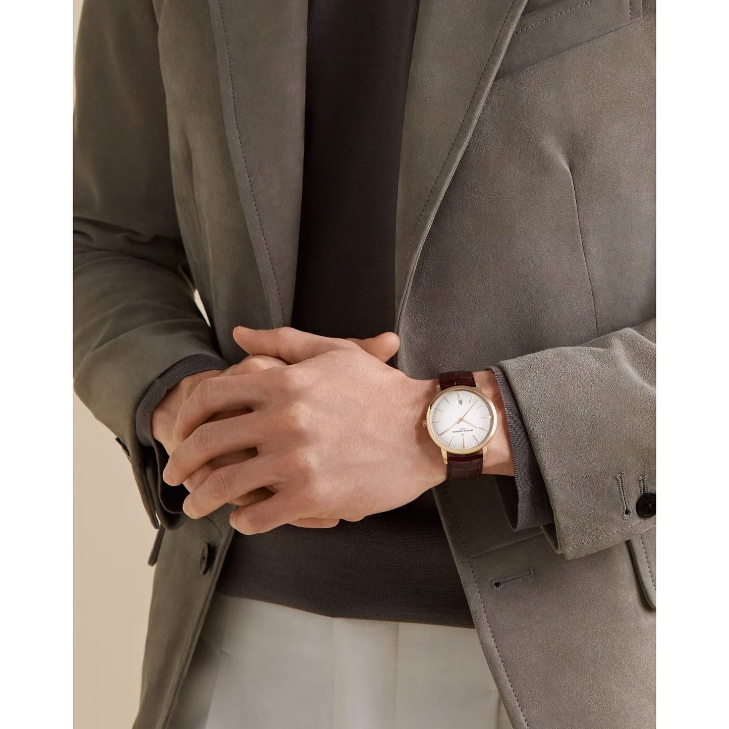 Vacheron Constantin - Patrimony Self - Winding 40mm Pink Gold Silver Dial (85180/000R - 9248)