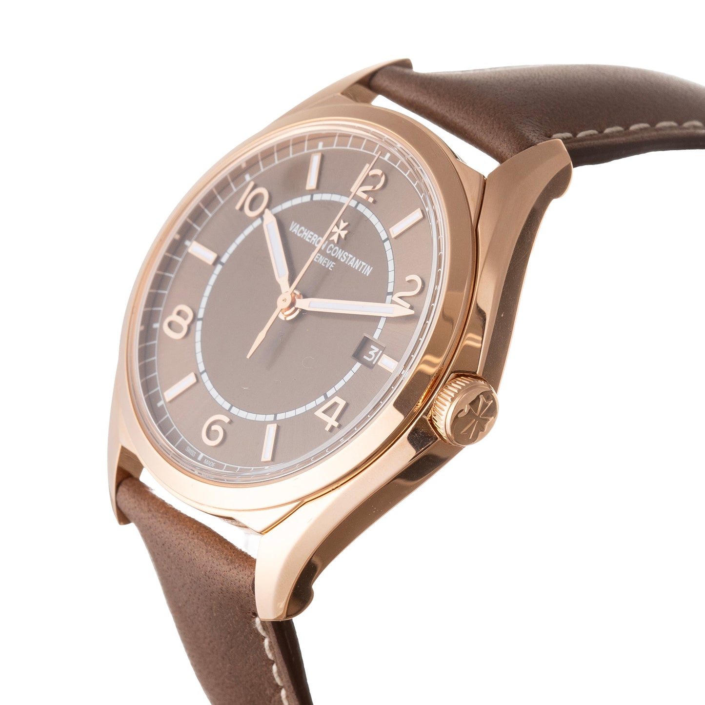Vacheron Constantin - Pre - Owned FiftySix Brown Dial Pink Gold (4600E/000R - B576)