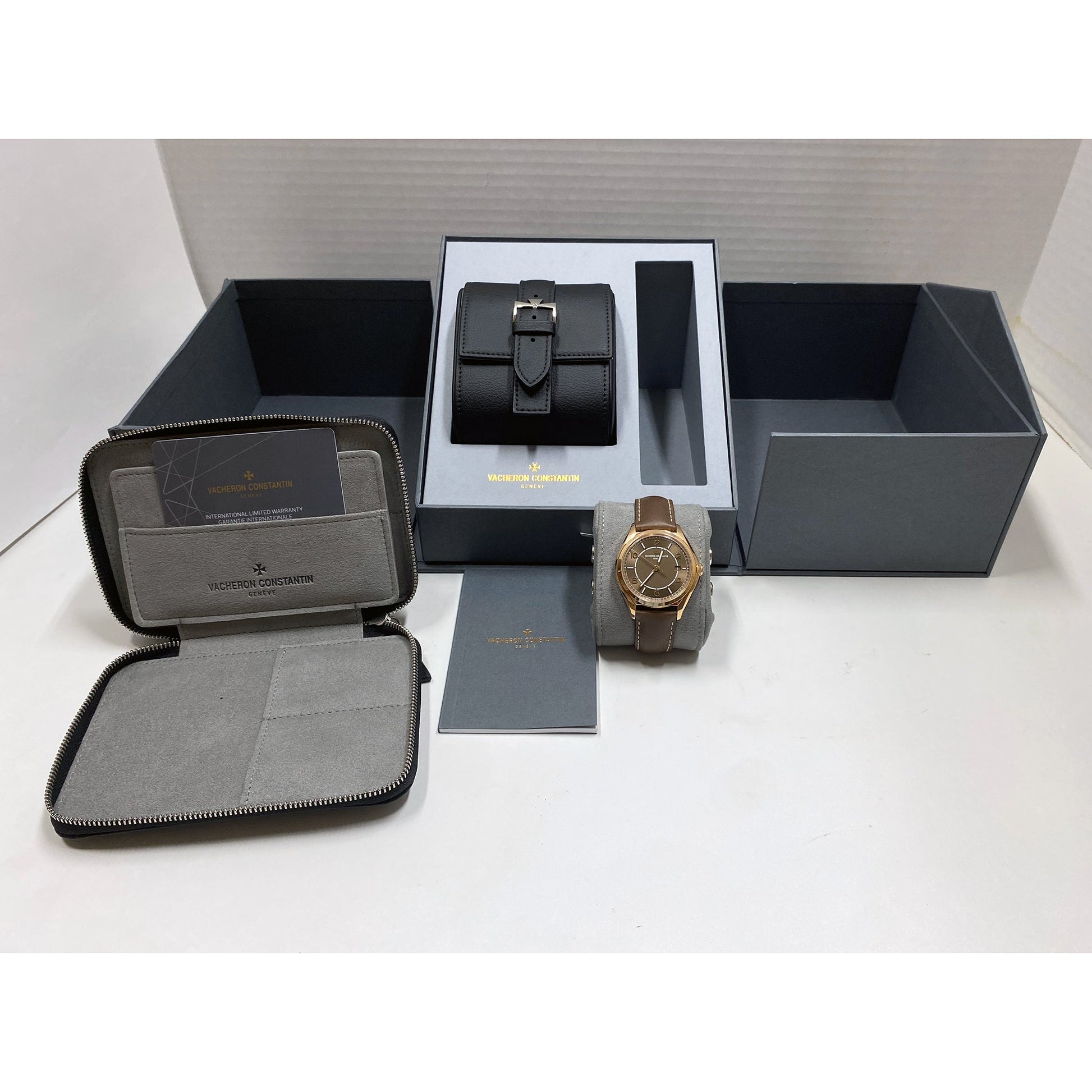 Vacheron Constantin - Pre - Owned FiftySix Brown Dial Pink Gold (4600E/000R - B576)