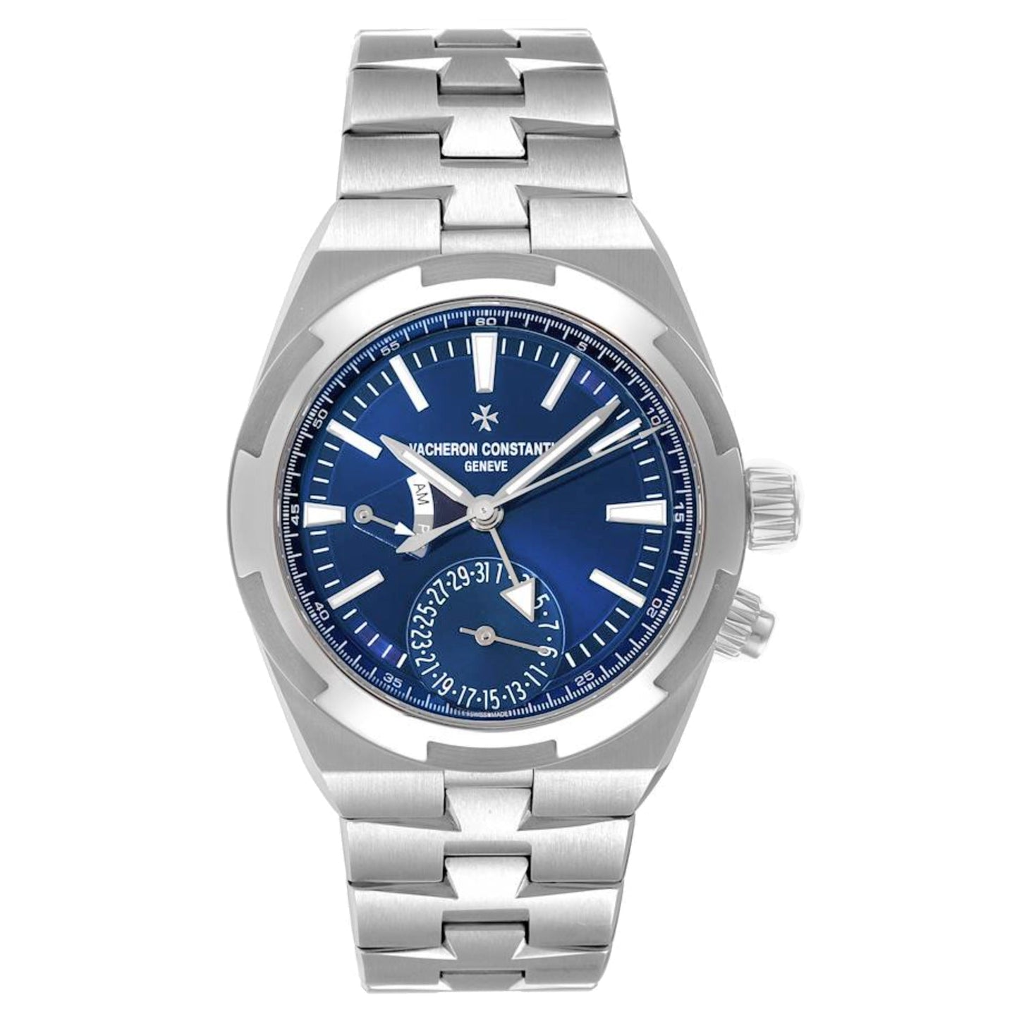 Vacheron Constantin - Pre - Owned Overseas Dual Time Steel (7900V/110A - B334)