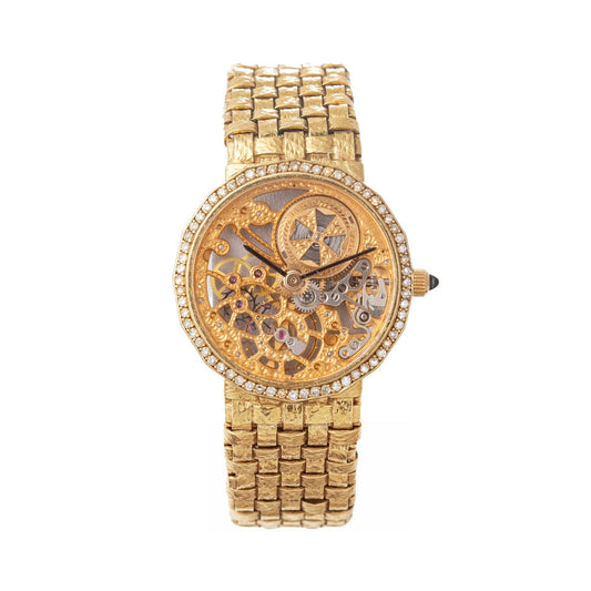 Vacheron Constantin - Pre - Owned Patrimony Squelette 26mm Yellow Gold (13508/206)