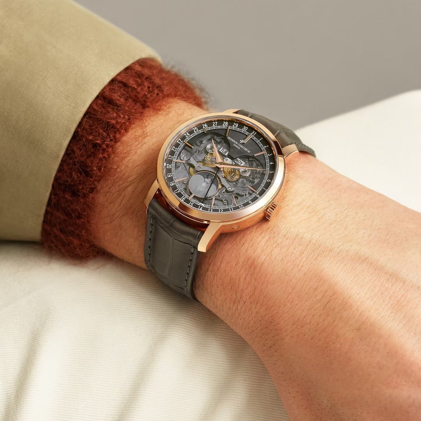 Vacheron Constantin - Traditionnelle Complete Calendar Openface Pink Gold (4020T/000R - B654)