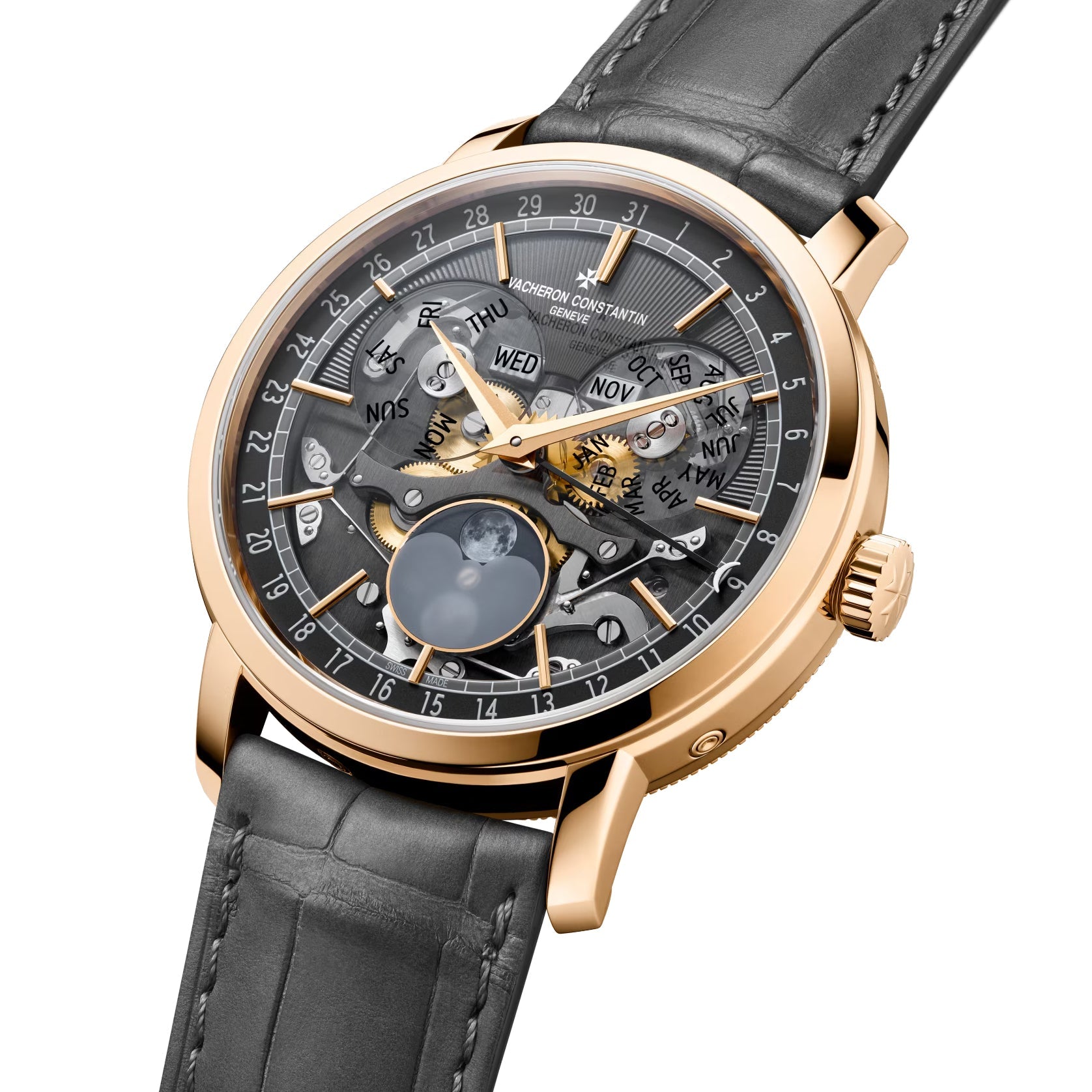 Vacheron Constantin - Traditionnelle Complete Calendar Openface Pink Gold (4020T/000R - B654)
