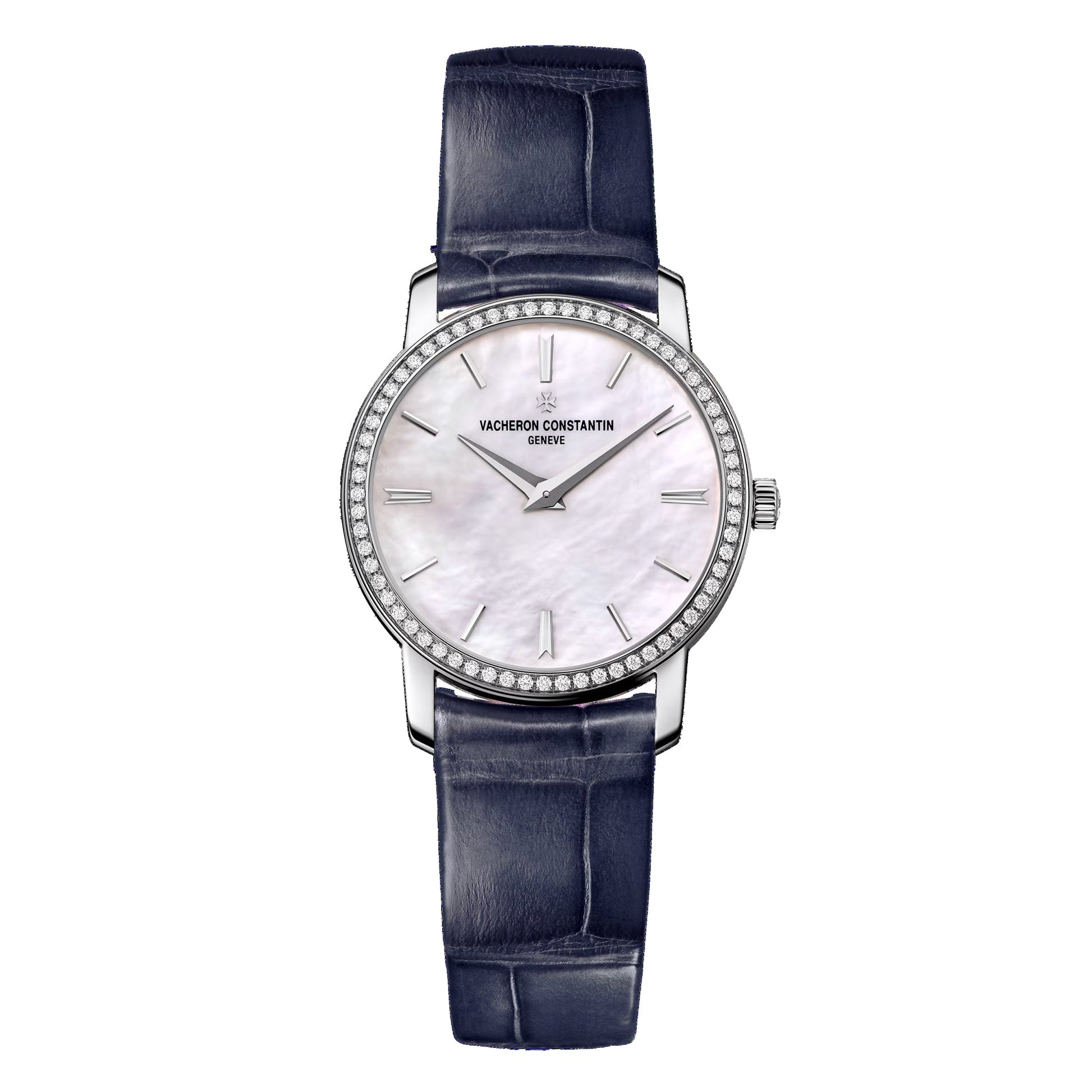 Vacheron Constantin - Traditionnelle Quartz White Gold Diamonds 30mm (25558/000G - B157)