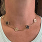 Van Cleef & Arpels - 18k Rose Gold Bois D'Amourette Vintage Alhambra Necklace