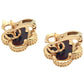Van Cleef & Arpels - 18k Rose Gold Letterwood Vintage Alhambra Earrings