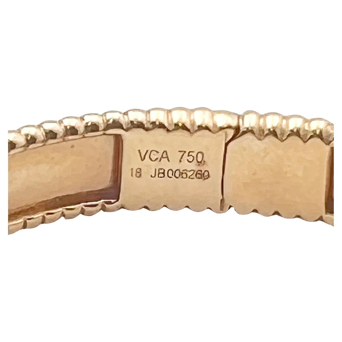 Van Cleef & Arpels - 18k Rose Gold Perlée Signature Bracelet