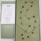 Van Cleef & Arpels - 18k Rose Gold Silver Obsidian Vintage Alhambra Long Necklace