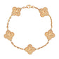 Van Cleef & Arpels - 18k Rose Gold Vintage Alhambra Bracelet