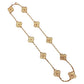 Van Cleef & Arpels - 18k Rose Gold Vintage Alhambra Necklace