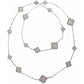 Van Cleef & Arpels - 18k White Gold Diamond Magic Alhambra Long Necklace