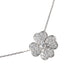 Van Cleef & Arpels - 18k White Gold Diamond Small Cosmos Pendant Brooch