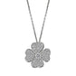Van Cleef & Arpels - 18k White Gold Diamond Small Cosmos Pendant Brooch